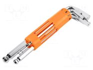 Wrenches set; hex key,spherical; long; 8pcs. NEO TOOLS