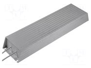 Resistor: wire-wound; with heatsink; 1Ω; 1kW; ±5%; 50x100x400mm ROYALOHM
