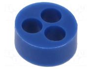 Insert for gland; 5mm; M25; IP54; silicone; Holes no: 4; -50÷200°C LAPP