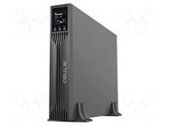 Power supply: UPS; 1400W; 2000VA; 208÷240V; 530x440x88mm; 9Ah; 8h ARMAC