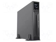 Power supply: UPS; 2100W; 3000VA; 208÷240V; 530x440x88mm; 9Ah; 8h ARMAC