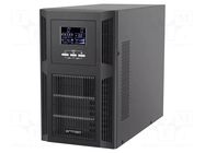 Power supply: UPS; 3000W; 3000VA; 208÷240V; 347x145x225mm; 9Ah ARMAC