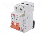 Circuit breaker; 230/400VAC; Inom: 16A; Poles: 2; Charact: C; 6kA LS ELECTRIC
