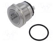 Switch: vandal resistant; Pos: 2; SPST; 20A/250VAC; IP67; OFF-ON E-SWITCH