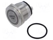 Switch: vandal resistant; Pos: 2; SPST; 20A/250VAC; IP67; OFF-(ON) E-SWITCH