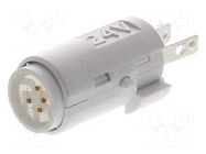 Illuminating unit; 16mm; A16; Illumin: LED; IP40; 5VAC; white; 5VDC OMRON