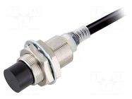 Sensor: inductive; OUT: NPN / NO; 0÷10mm; 10÷30VDC; M18; 2m; IP67 OMRON