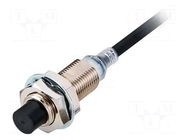 Sensor: inductive; OUT: 2-wire NO; 0÷10mm; 10÷30VDC; M12; 2m; IP67 OMRON