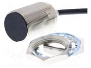 Sensor: inductive; OUT: 2-wire NO; 0÷20mm; 10÷30VDC; M30; 2m; IP67 OMRON
