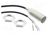 Sensor: inductive; OUT: PNP / NO; 0÷8mm; 10÷30VDC; M18; 5m; IP67 OMRON