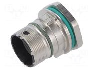 Enclosure for connectors: M23; external thread,threaded joint LAPP