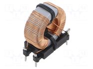 Inductor: wire; THT; 7.5mH; 2A; 160mΩ; 32x13x32mm; vertical ROXBURGH EMC