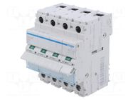 Switch-disconnector; Poles: 4; for DIN rail mounting; 125A; IP20 HAGER