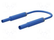 Test lead; 19A; banana socket 4mm,banana plug 4mm; insulated STÄUBLI