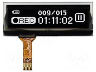 Display: OLED; graphical; 1.3"; 128x40; Dim: 36.74x14mm; white RAYSTAR OPTRONICS