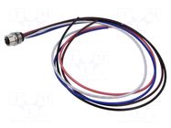 Connector: M12; socket; female; 16A; 63V; PIN: 5; IP67; straight LUTRONIC