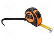 Measuring tape; L: 3m; Width: 16mm; Class: II; measure NEO TOOLS
