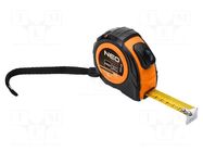 Measuring tape; L: 5m; Width: 25mm; Class: II; measure NEO TOOLS