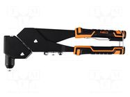 Kit: hand riveting press; for aluminium and steel snap rivets NEO TOOLS