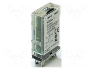 Timer; 0,1min÷10h; SPDT; 250VAC/3A; Usup: 24VAC; H3RN; socket; PIN: 5 OMRON