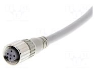 Cable: for sensors/automation; M12; PIN: 4; straight; 2m; 250VDC; 4A OMRON