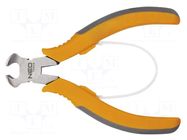Pliers; end,cutting,precision; 115mm NEO TOOLS
