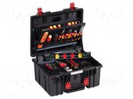 Kit: general purpose; for electricians,for diy; 1kV; with wheels WIHA