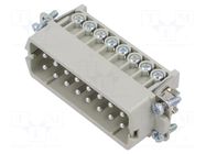 Connector: HDC; contact insert; male; EPIC H-A; PIN: 16; 16A; 250V LAPP