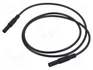 Test lead; 16A; banana plug 4mm,both sides; insulated; Len: 1m HIRSCHMANN T&M