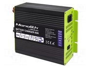 Charger: for rechargeable batteries; 80A; 12÷15VDC; 88% QOLTEC