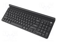 Keyboard; black; USB A; wireless,US layout; No.of butt: 108 NATEC