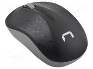 Mouse; black,grey; USB A; wireless,optical; No.of butt: 3; 10m NATEC