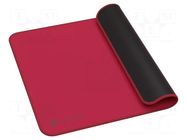 Pad; red; mouse; Features: water resistant; 300x250x2.5mm NATEC