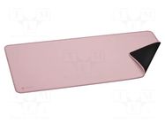 Pad; pink; mouse; Features: water resistant; 800x400x2.5mm NATEC