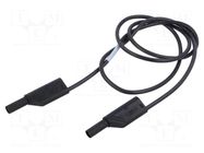 Test lead; 16A; banana plug with axial socket 4mm,both sides HIRSCHMANN T&M