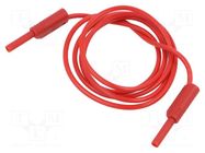 Test lead; 10A; banana plug with axial socket 2mm; Urated: 1kV HIRSCHMANN T&M