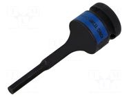 Socket; hex key,socket spanner,impact; Size: HEX 5mm; 1/2" KING TONY