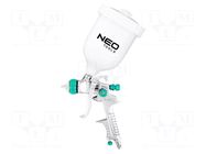 Spray gun; 350l/min; Pneumatic connection: 1/4"; max.4bar; 0.6l NEO TOOLS