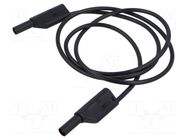 Test lead; 32A; banana plug with axial socket 4mm,both sides HIRSCHMANN T&M