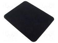 Pad; black; mouse; Features: labelling-friendly surface; 10pcs. NATEC