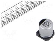 Capacitor: electrolytic; SMD; 100uF; 4VDC; Ø5x5.8mm; ±20%; 2000h PANASONIC