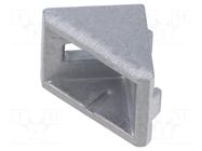 Angle bracket; for profiles; Width of the groove: 6mm; W: 18mm FATH