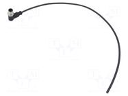 Connector: M12; plug; male; PIN: 4; angled; cables; 0.5m HARTING
