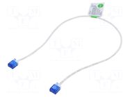 Patch cord; RJ45 plug,both sides; U/UTP; 6a; stranded; Cu; 0.5m LOGILINK