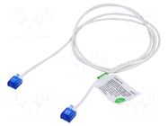 Patch cord; RJ45 plug,both sides; U/UTP; 6a; stranded; Cu; 1.5m LOGILINK