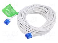 Patch cord; RJ45 plug,both sides; U/UTP; 6a; stranded; Cu; 10m LOGILINK