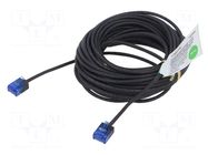 Patch cord; RJ45 plug,both sides; U/UTP; 6a; stranded; Cu; 10m LOGILINK