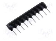 Resistor network: X; THT; 100kΩ; ±2%; No.of resistors: 9; -55÷125°C ROYALOHM