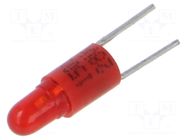 LED lamp; red; 28VDC; 28VAC; No.of diodes: 1; 19 EAO