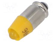LED lamp; yellow; 6VDC; No.of diodes: 1 EAO